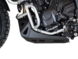 Защитные дуги для BENELLI TRK 702/ 702X Нижние, Серебристые + черная алюминиевая крышка двигателя