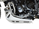 Защитные дуги для BENELLI TRK 702/ 702X - нижние, серебристые + крышка двигателя из необработанного алюминия