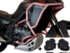 Верхние и нижние дуги безопасности для Honda XL 750 Transalp (2023-2024) Серебристые + сумки на дуги