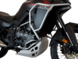 Верхние и нижние защитные дуги для Honda XL 750 Transalp (2023-2024) Cеребристые + необработанный алюминиевый кожух