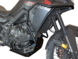 Верхние и нижние защитные дуги для Honda XL 750 Transalp (2023-2024) Черные + черная алюминиевая крышка