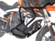 Защитные дуги для KTM 790 Adventure / 790 Adventure R (2019-2022) Бункер Черные
