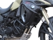 Защитные дуги Heed для Bmw F 800 Gs Adventure (13-18) Полный Бункер, Чёрные