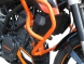 Защитные дуги Heed для Ktm 125 Duke (11-16) Оранжевые